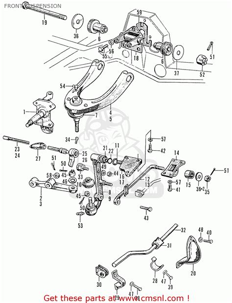 diagram honda civic front suspension