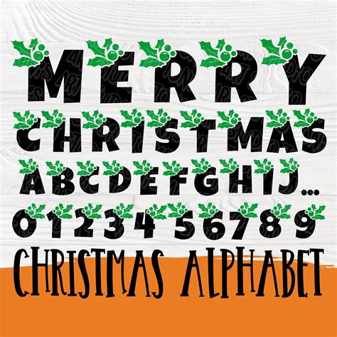 christmas font svg    perfect popular famous christmas