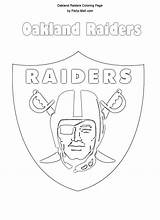 Raiders Oakland Mewarnai sketch template
