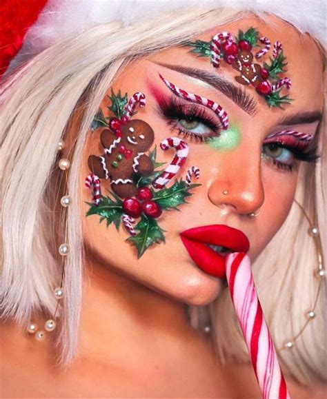 48 Creative Christmas Makeup Looks Ideas For 2023 Hi Fashion Girl
