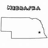Coloring Nebraska 21kb 550px sketch template