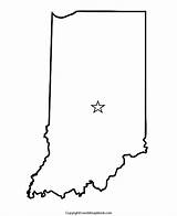Indiana sketch template