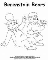 Coloring Bears Berenstain Pages Comments Coloringhome sketch template