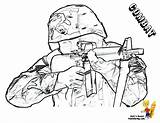 Coloring Army Pages Soldier Kids Soldiers Yescoloring Military Print Combat Rifle Fighting Gusto sketch template