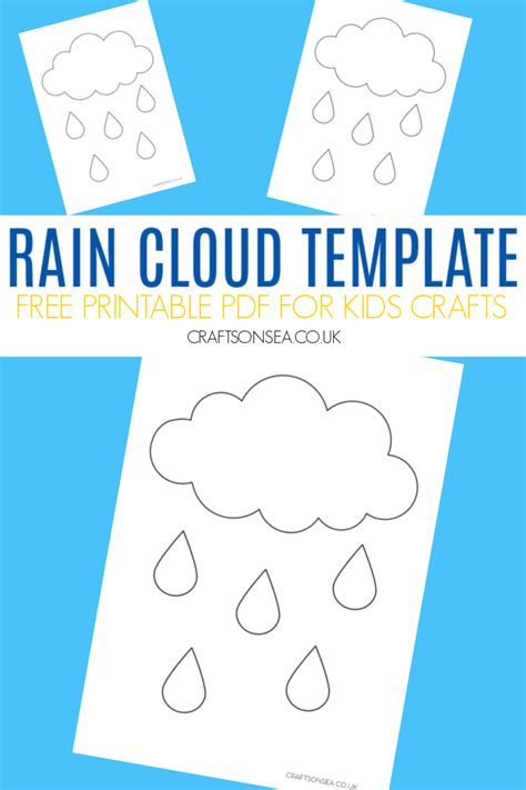 rain cloud template