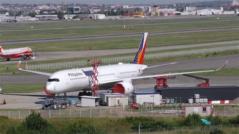 Washing Philippine Airlines 1st A350 Lflypal Timelapse