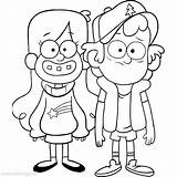 Dipper Mabel Cipher Xcolorings sketch template