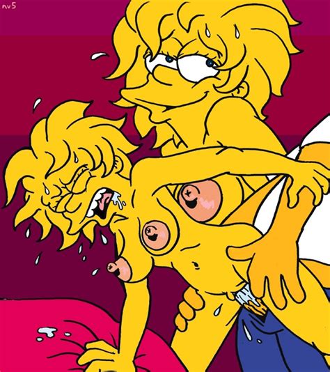 Rule 34 Breasts Color Exposed Breasts Female Homer Simpson Human Lisa