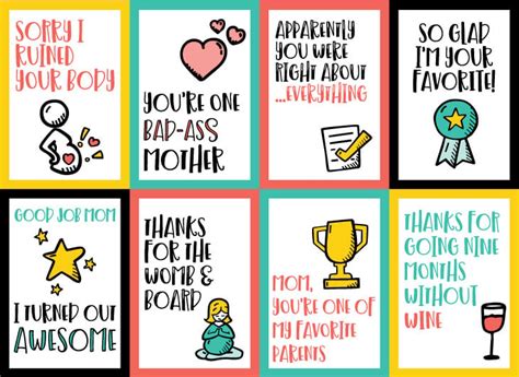 printable funny mothers day cards  hilarious printable cards