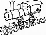 Coloring Pages Getdrawings Railroad sketch template