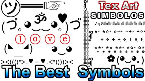 symbols cool text art characters  letters simbolos caracteres