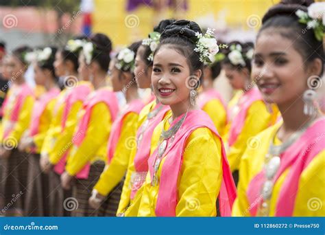 Thailand Buriram Satuek Tradition Thai Dance Editorial Photography