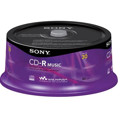 sony cd   recordable storage  discs crmrsm bh