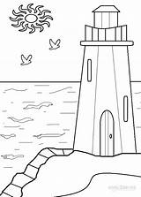 Coloring Lighthouse Pages Kids Print Coastline Color Printable Drawing Drawings Designlooter Beach Cool2bkids Augustine St 49kb 840px sketch template