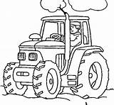 Tractor Deere Farmer Traktor Tractors Printables Everfreecoloring Synthesis Getdrawings Getcolorings Onlycoloringpages Colornimbus sketch template