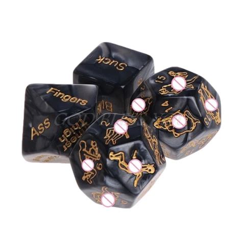 4pcs fun acrylic dice love dice sex dice erotic dice love game toy