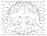 Jirachi Coloring Pokemon Windingpathsart sketch template
