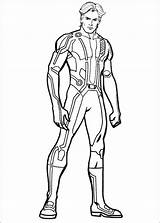 Tron Superhelden Animaatjes sketch template