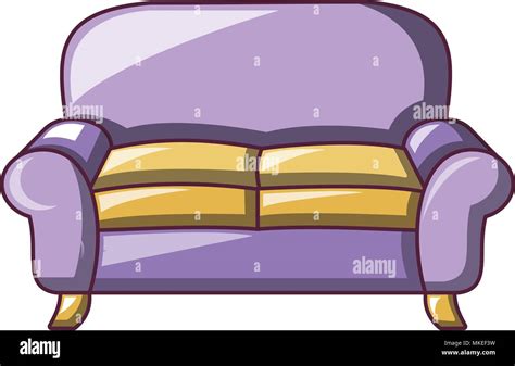 sillon sofa icono de estilo de dibujos animados imagen vector de stock alamy