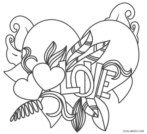 printable love coloring pages  kids love coloring pages