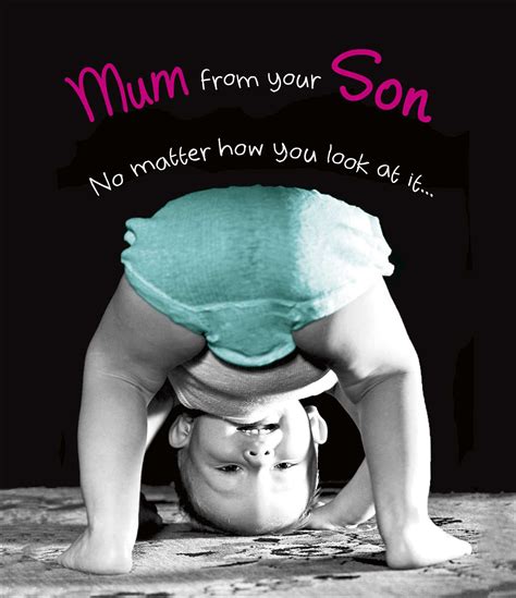 funny mum from your son mother s day card cards