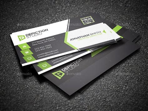 cool business card templates psd ai word pages