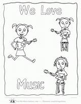 Coloring Music Pages Sheets Worksheets Cool Comments Popular Library Clipart Cartoon sketch template