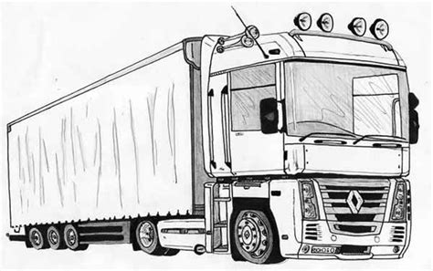 truck coloring pages printable coloring pages