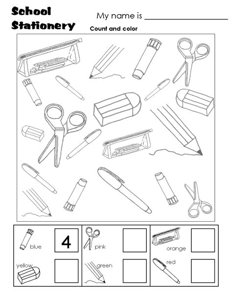 learn english classroom objects worksheets