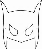 Batman Mask Template Halloween Masks Outline Diy Templates Printable Hero Super Face Cut Clipart Robin Bat Simple Easy Superhero Cliparts sketch template