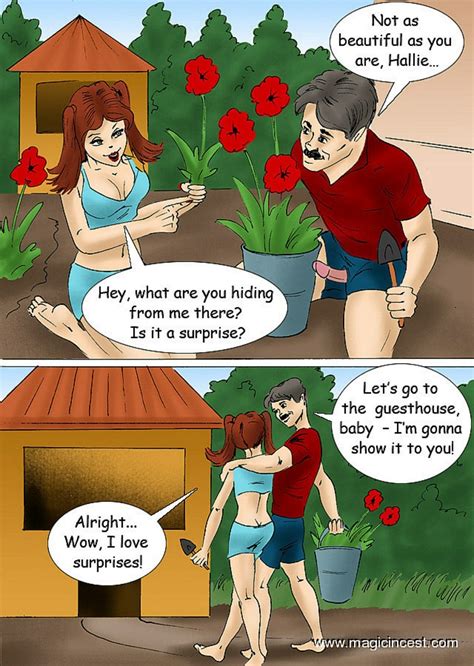 Sex Adventure In The Garden Magicincest Porn Comics