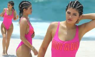 Kylie Jenner Displays Her Curves In A High Cut Body Glove