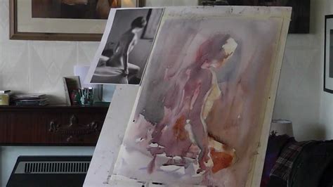 Painting the Nude in Watercolour Demonstration by Anthony