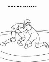 Wrestling Scribblefun sketch template