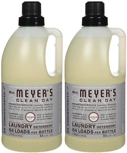 Mrs Meyers Clean Day Laundry Detergent Lavender 64 Oz 64 Loads 2 Pk