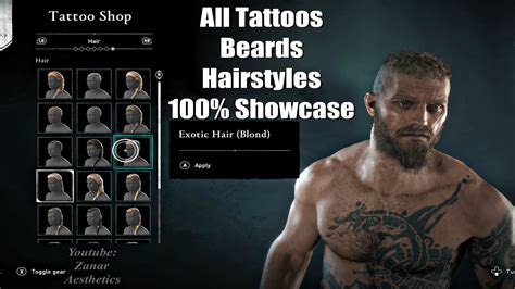 assassins creed valhalla  tattoos hair  beards