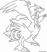 Reshiram Coloriage Zekrom Legendaire Yin Qi Drawinghowtodraw Pokemons sketch template