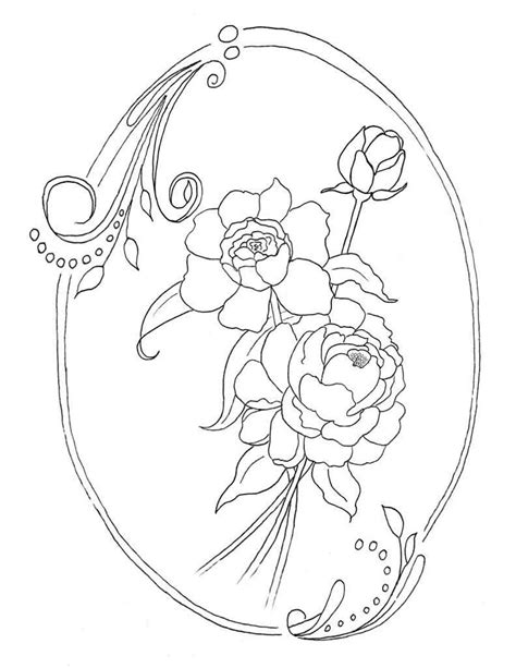 peony coloring page instant  peonies flower coloring etsy