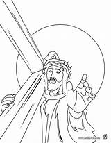 Jesus Coloring Pages Crown Christ Cross Carrying Thorns Kreuz Crucifixion Easter Print Colouring Color Getcolorings Online Designlooter Kids Printable Popular sketch template