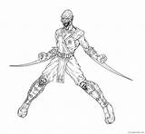 Coloring4free Mortal Kombat Coloring Pages Print Related Posts sketch template