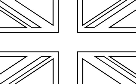 great britain flag coloring pages print