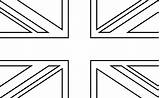 Flag Union Printable England Britain Colouring Outline Bunting Flags Paintingvalley Dn1 Teddy sketch template