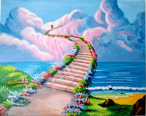 stairway  heaven heaven painting heaven art stairs  heaven
