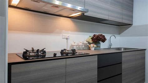 desain dapur kompor tanam modern penuh gaya  minimalis