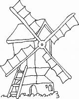 Molinos Windmill sketch template