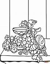 Coloring Zentangle Pages Fruits Chalice Apple sketch template