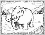 Mammoth Coloring Woolly Pages Age Wooly Ice Kids Print Social Color Facts Printables Studies Stone Drawing Printable Draw Clipart Getcolorings sketch template