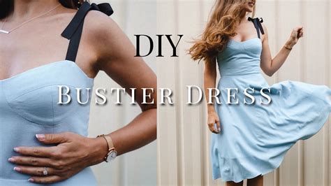 diy bustier dress  scratch  pattern