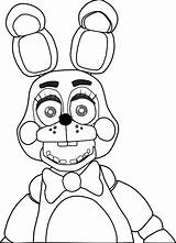 Bonnie Fnaf Coloring Pages Five Nights Toy Freddys Pikpng Clipart Colorear Eri Template Search sketch template