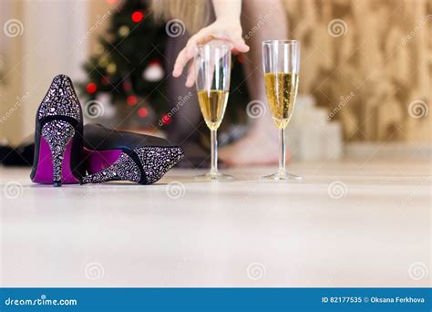 Sex After A Christmas Party Quick Sex Concept Stock Image Image Of